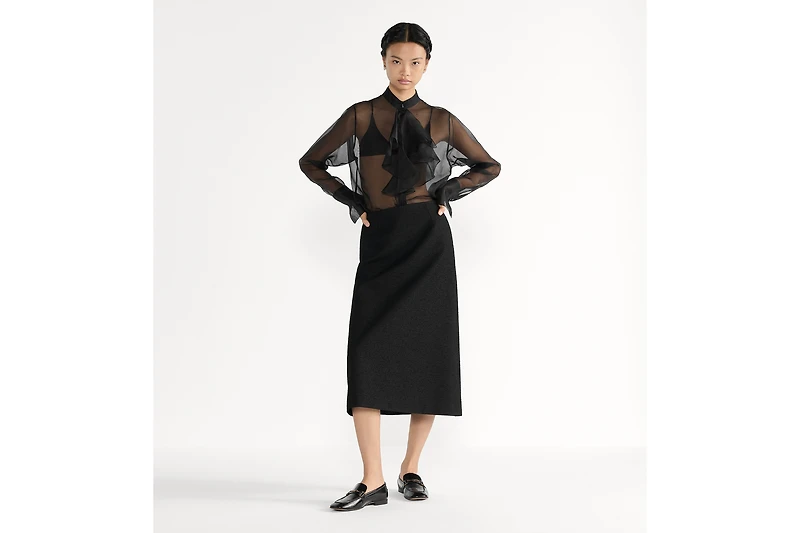 Mid-Length Flared Skirt