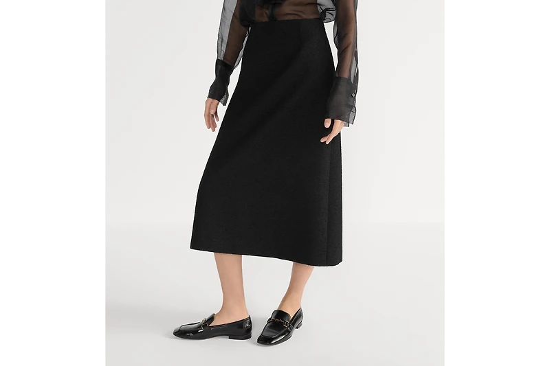 Mid-Length Flared Skirt