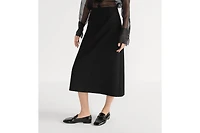 Mid-Length Flared Skirt
