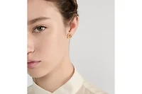 Petit CD Circle Stud Earrings