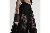 Mid-Length Flared Skirt