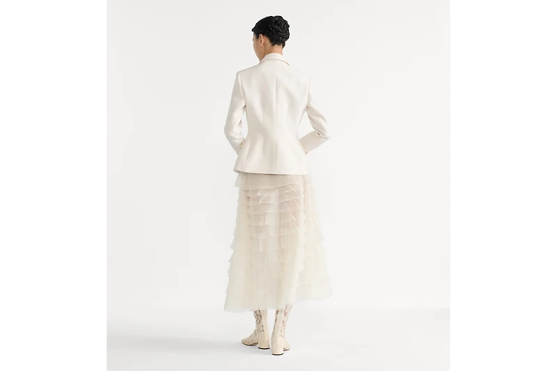 Mid-Length Ruffled Skirt