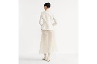 Mid-Length Ruffled Skirt