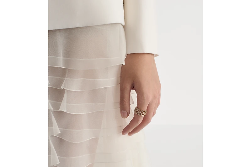 Mid-Length Ruffled Skirt