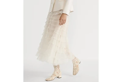 Mid-Length Ruffled Skirt