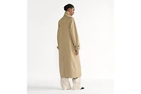 Trench Coat with Scarf Collar