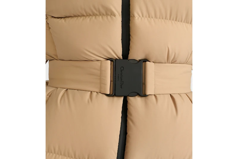 DiorAlps Belted Puffer Jacket with Hood