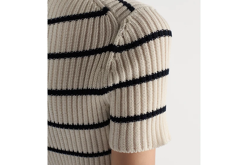 Dior Marinière Short-Sleeved Sweater