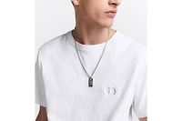 Dior Oblique Plate Pendant Necklace