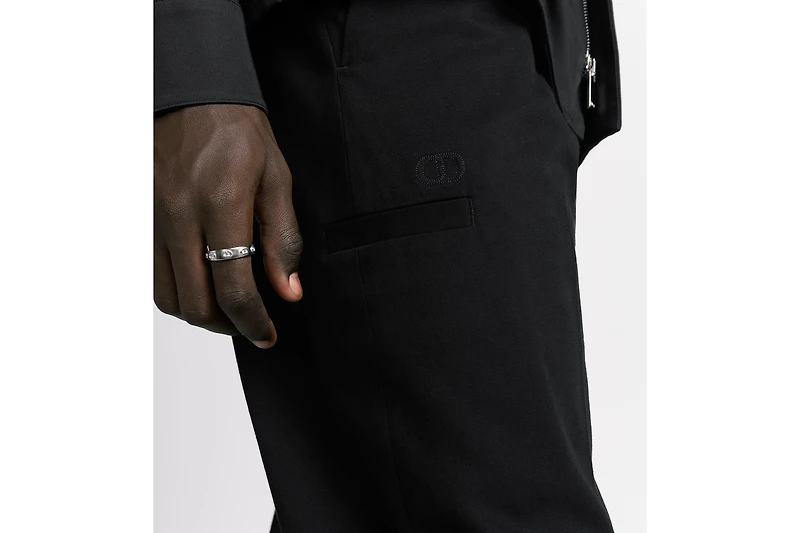 Tailored Track Pants with CD Icon Embroidery