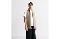 Striped Cannage Scarf