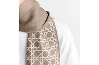 Striped Cannage Scarf