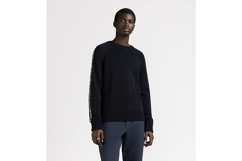Sweater with Dior Oblique Inserts