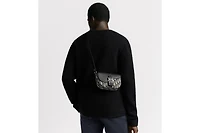 Mini Saddle Messenger Bag with Flap