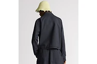 Jacket with Spread Collar