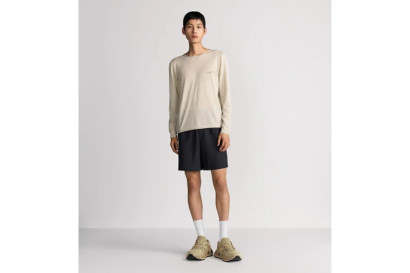 Bermuda Shorts with Elastic Waist