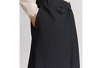 Bermuda Shorts with Elastic Waist