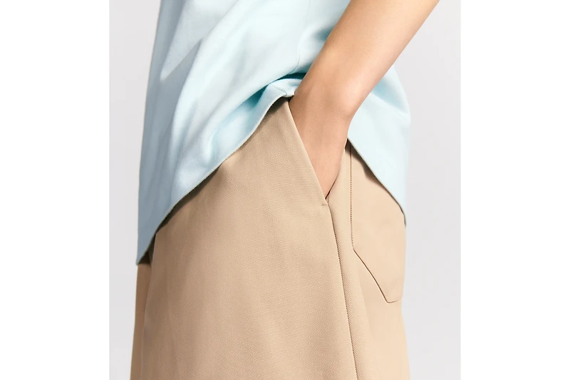 Bermuda Shorts with Elastic Waist