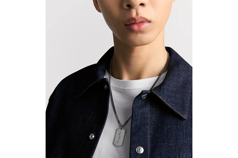 CD Couture Plate Pendant Necklace