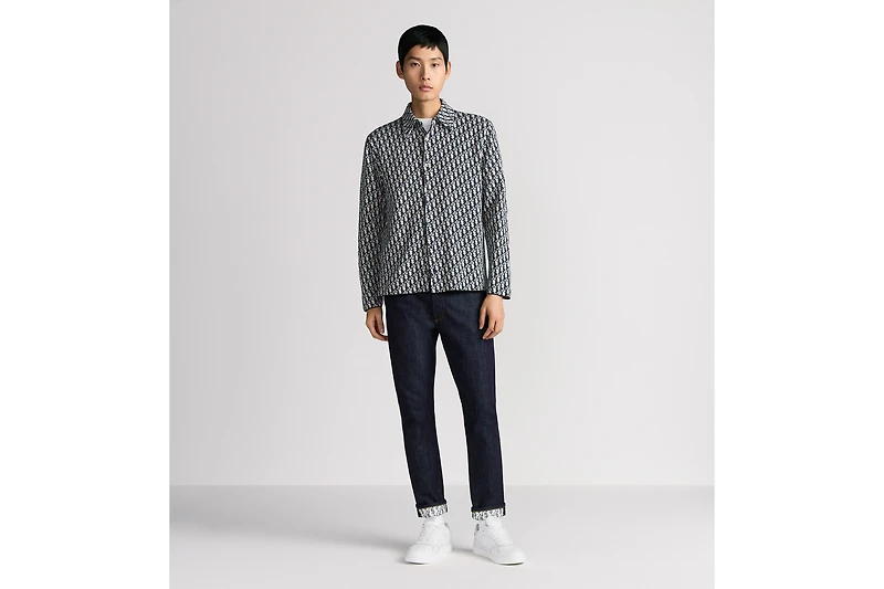 Long Slim-Fit Dior Oblique Jeans