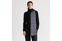 Striped Cannage Scarf