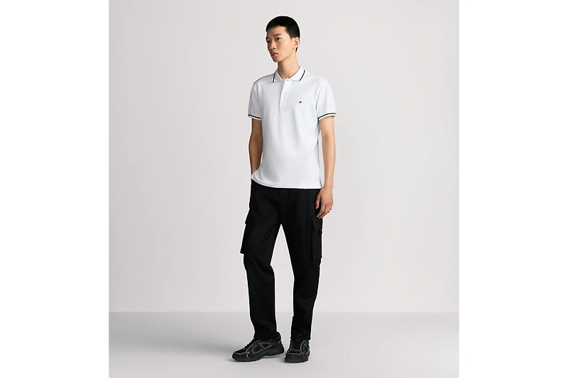 Polo Shirt with Bee Embroidery