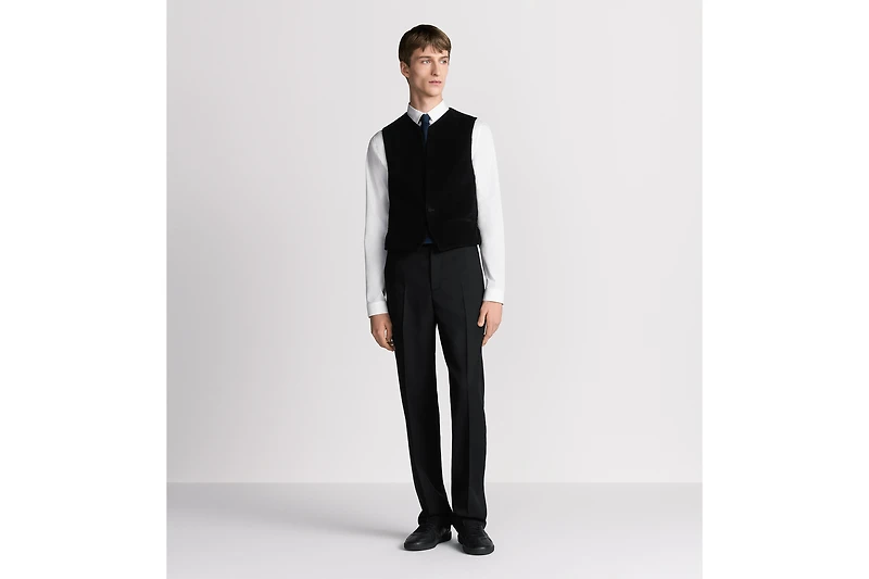 Pants with Corduroy Details