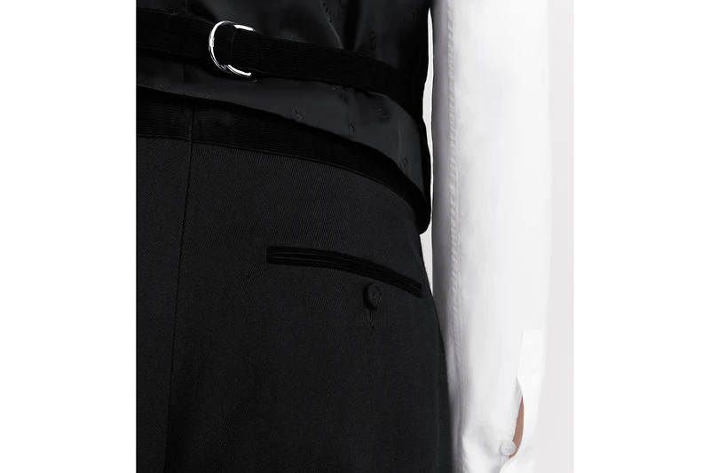Pants with Corduroy Details