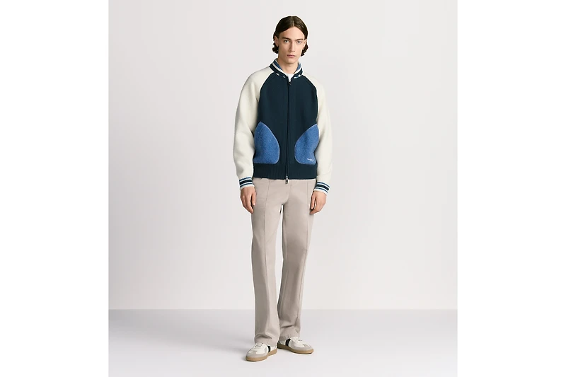 Christian Dior Couture Lily of the Valley Varsity Cardigan