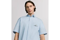 Short-Sleeved Shirt with Christian Dior Couture Lily of the Valley Embroidery