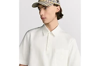 Polo Shirt with CD Diamond Embroidery