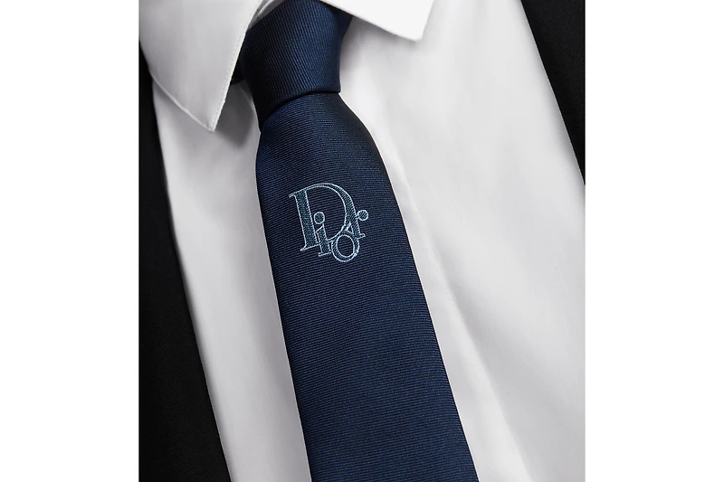 Tie with Centered Dior Oblique
