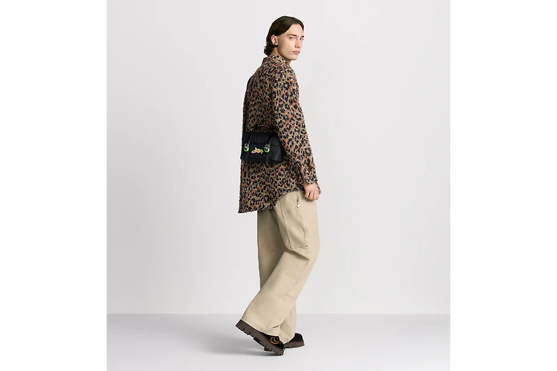 DIOR AND LEWIS HAMILTON Dior Hit the Road Messenger Bag with Flap