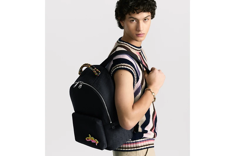 DIOR AND LEWIS HAMILTON Zipped Backpack