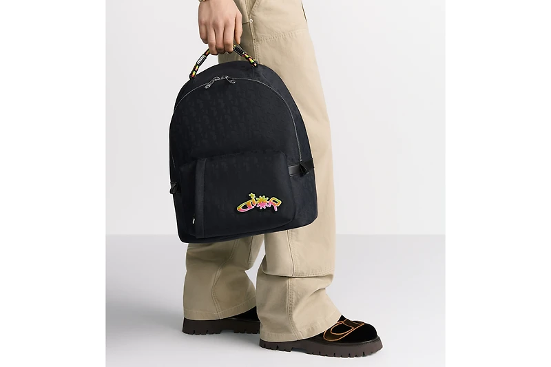 DIOR AND LEWIS HAMILTON Zipped Backpack