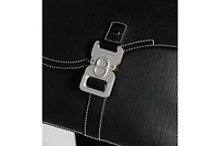 Medium Saddle Messenger Bag with Flap