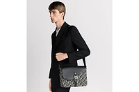 Medium Saddle Messenger Bag with Flap