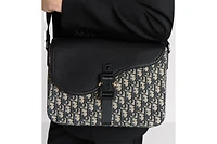 Medium Saddle Messenger Bag with Flap