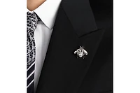 Jacket with Bee Brooch