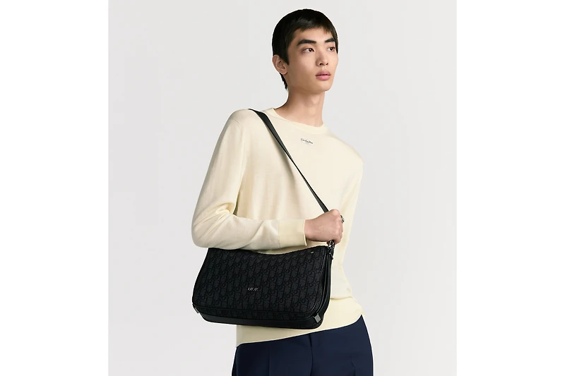 Medium Dior Slider Zipped Hobo Bag