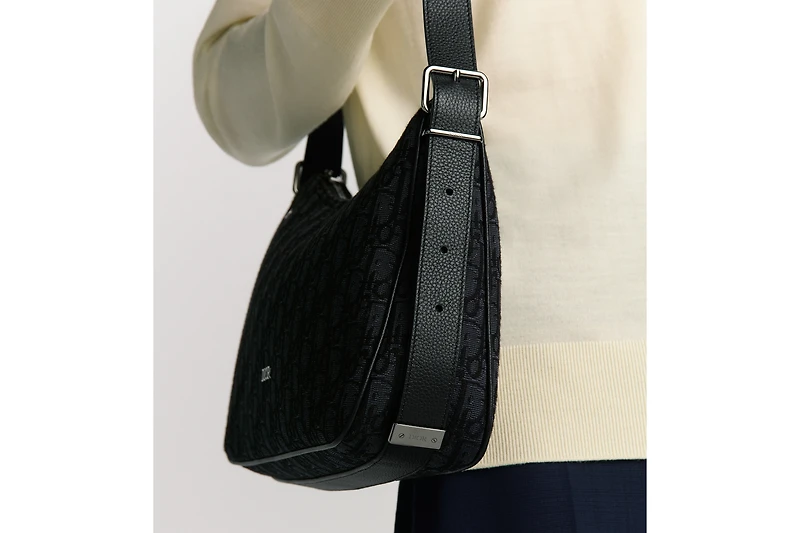 Medium Dior Slider Zipped Hobo Bag