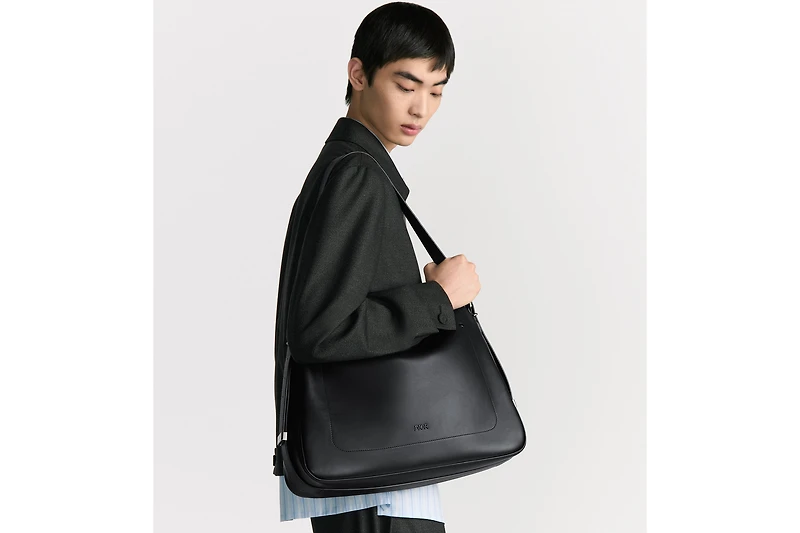Large Dior Slider Zipped Hobo Bag