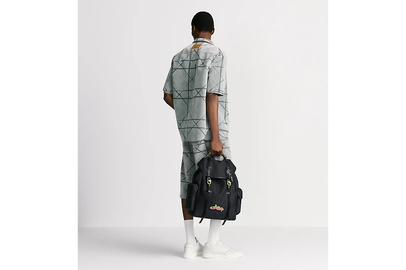 DIOR AND LEWIS HAMILTON Dior Hit the Road Backpack with Flap