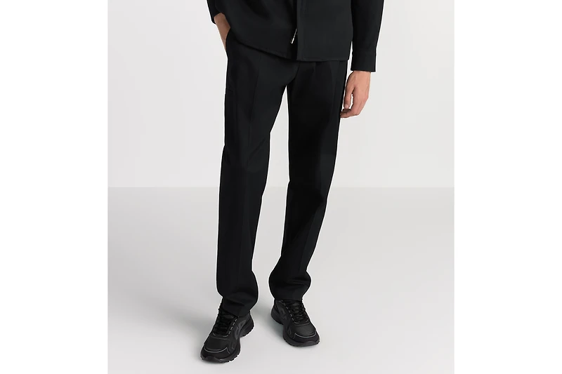 Tailored Track Pants with CD Icon Embroidery