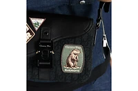 Small Saddle Messenger Bag with Flap