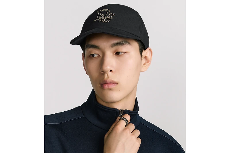 Cap with Centered Dior Oblique