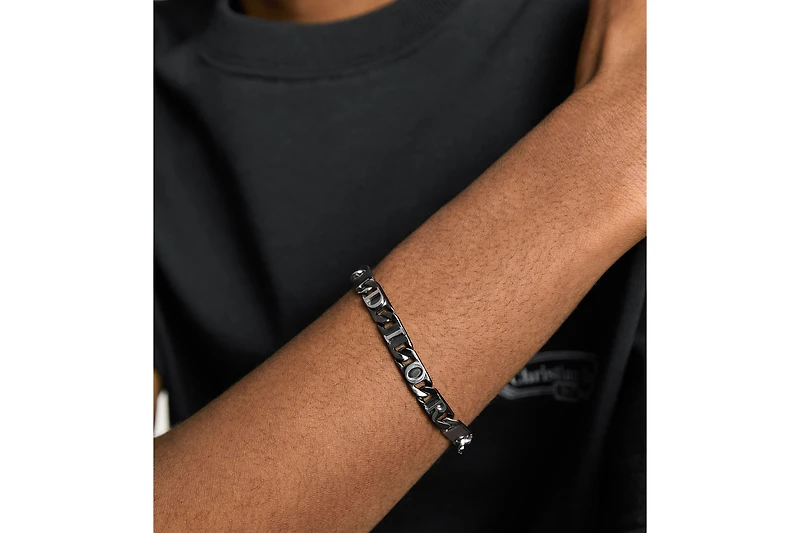 Dior Contrast Chain Link Bracelet