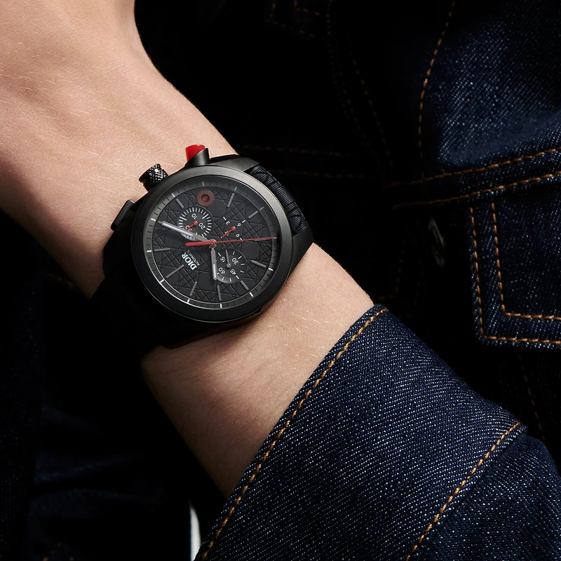 Chiffre Rouge Black Ultramatte Chronograph