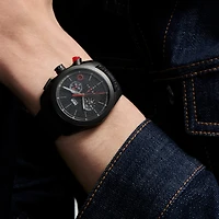 Chiffre Rouge Black Ultramatte Chronograph