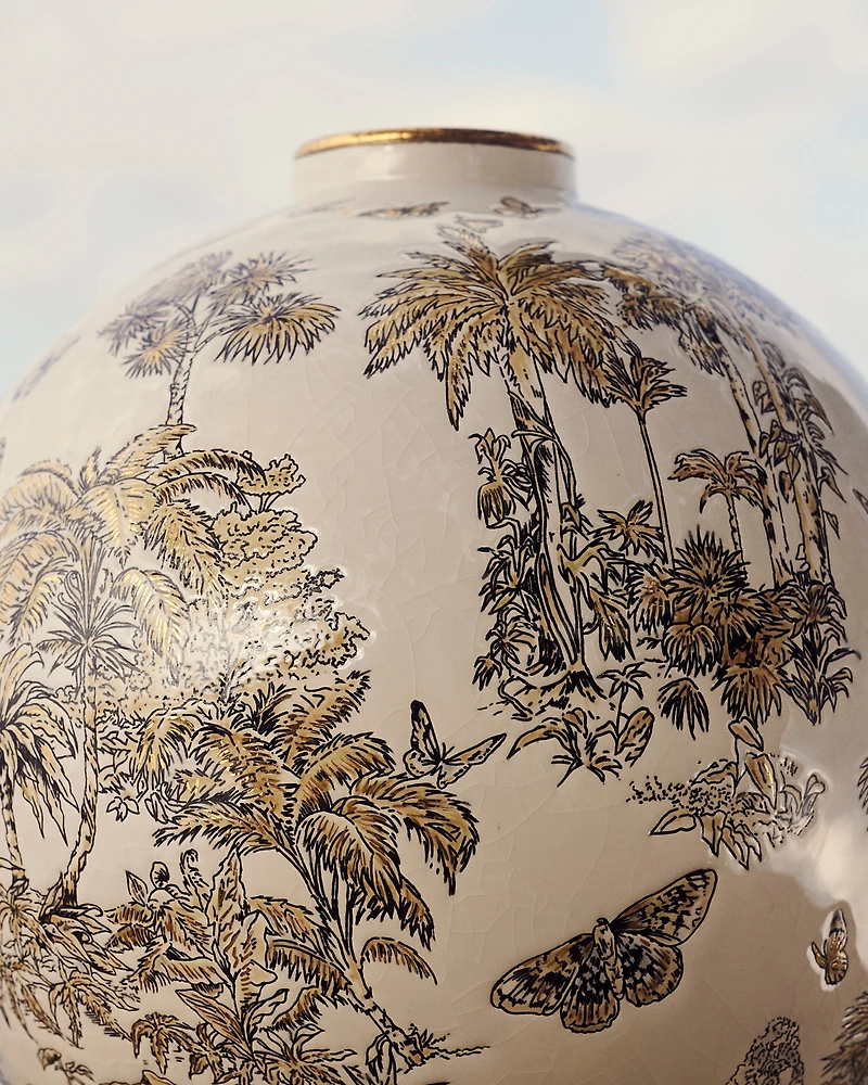Large Round Vase
